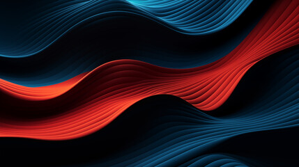 Red and blue wave pattern, abstract modern art texture, color wallpaper background, colorful wavy...