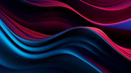 Red and blue dark wave pattern, abstract modern art texture, color wallpaper background, colorful...