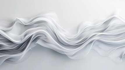 Abstract Monochrome Wave Pattern, A seamless, flowing, monochrome wave design with a smooth texture.