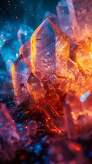magic crystals, Radiant Crystal Shards, wallpaper