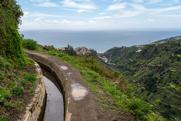 Wandern an der Levada Nova, Madeira