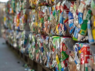 Fototapeta premium Recycled trash concept