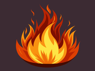 fire flames vector