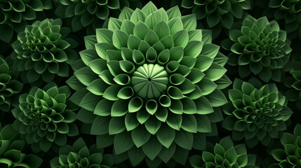 Beautiful green flower background images.