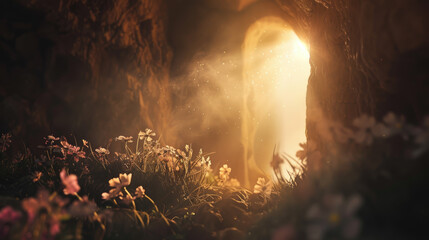 Light at the End of the Tunnel Train Tracks