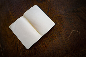 book on a wooden surface