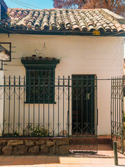 Facade of the chapel of the church of San Bernardino de Bosa; south of Bogotá – Colombia
