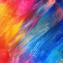 Creative Colorful Crayon Art Abstract Scribble Texture