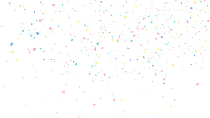 細かい紙吹雪が舞う背景イラスト_16:9