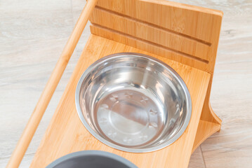 dog bowl in the kitchen