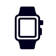 Smartwatch icon vector graphics element silhouette technology industry innovation sign symbol illustration on a Transparent Background