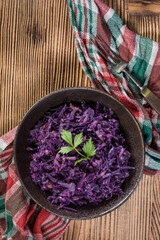 Purple cabbage salad. - 788555009