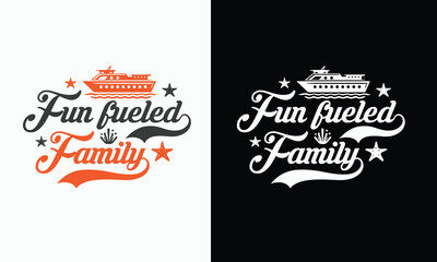 Family Vacation T-Shirt  Funny Family Vacation Summer Design, custom typography t-shirt design