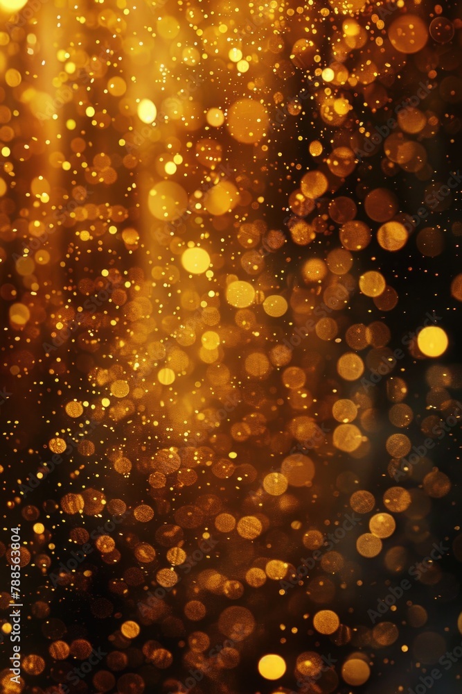 Poster close up of a gold colored background, suitable for various design projects
