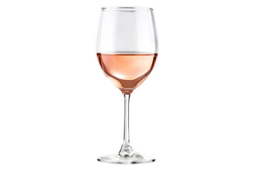 Rose glass
isolated on white background