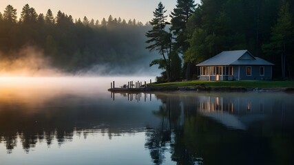 morning on the lake