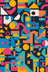 Simplistic abstract pattern