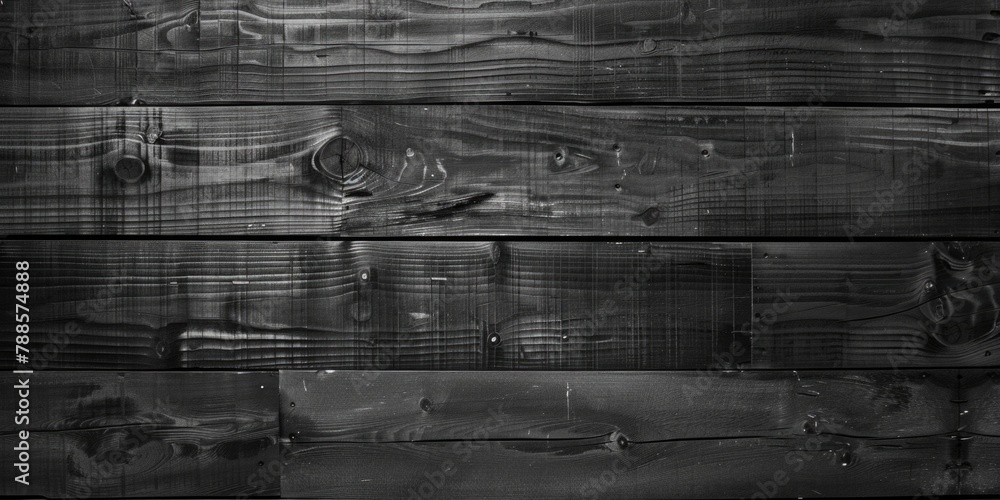 Poster black and white image of a wooden wall. suitable for background or texture use