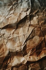 Detailed shot of a piece of brown paper. Suitable for backgrounds or texture overlays