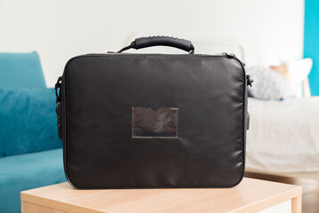 Travel Document Organizer with Charging Port in Bag