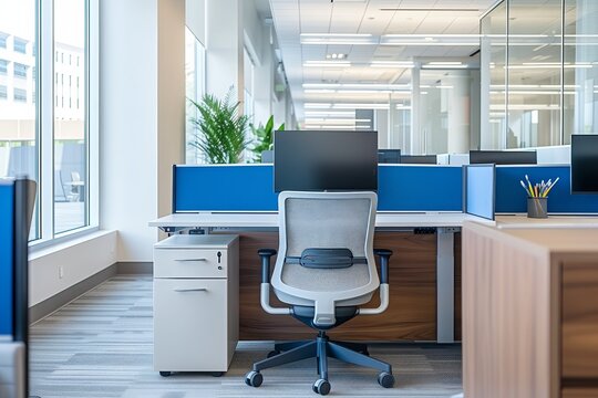 Customizable workstations with personal storage options cater to individual preferences and organizational workflows. 