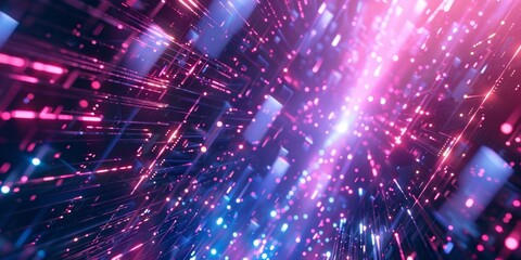 Fototapeta premium Digital background for techo, AI, data, audio, wave, red, graphics, and more 