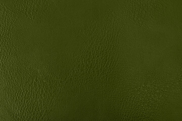 Olive green genuine leather texture background, Khaki background for atrworks design.