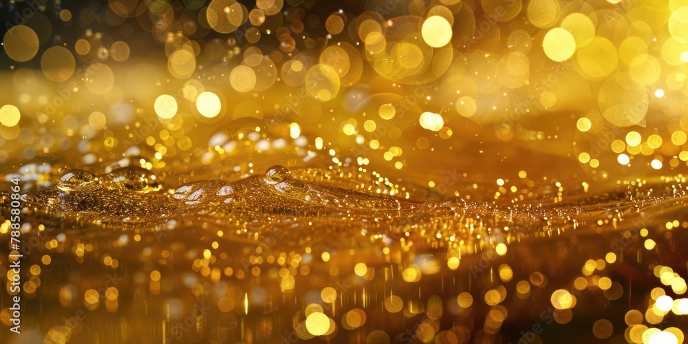 Poster close up of a shiny surface of water, suitable for various designs