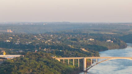 Border between Brazil and Paraguay and connects Foz do Iguaçu to Ciudad del Este. Ponte da Amizade...