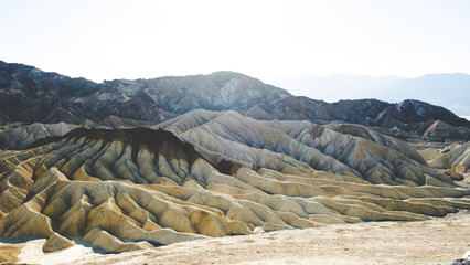 Zabriskie's Point in Death Valley Rock Formation
