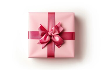 A pink gift box with a pink bow, perfect for any occasion