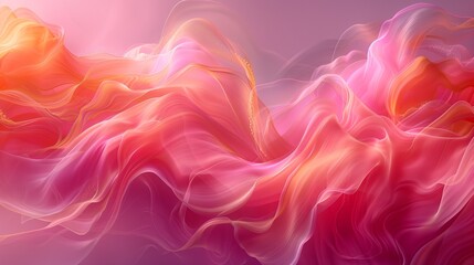 Pink airbrush abstract painting