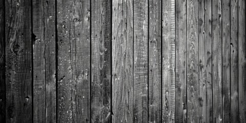 A simple black and white photo of a wooden fence. Suitable for various design projects