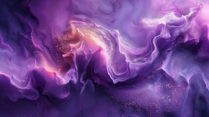 Purple airbrush abstract painting - obrazy, fototapety, plakaty