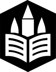 Education Logo Silhouette
