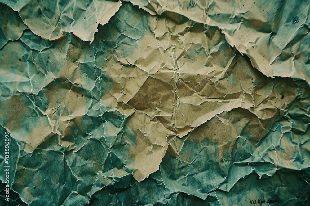 Poster detailed close up of a piece of paper on a wall. suitable for various business or educational concep
