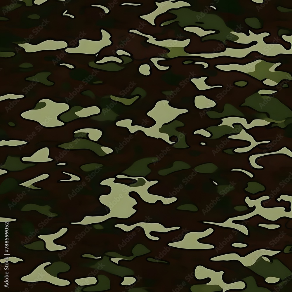 Canvas Prints 
 camouflage army background, modern pattern fabric texture, camouflage print