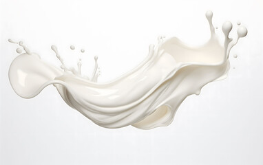 Splash of Pure White Milk