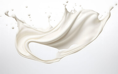 Splash of Pure White Milk