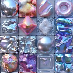 Assorted Shiny Objects Arranged in Box