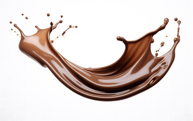 Dynamic Dark Chocolate Splash