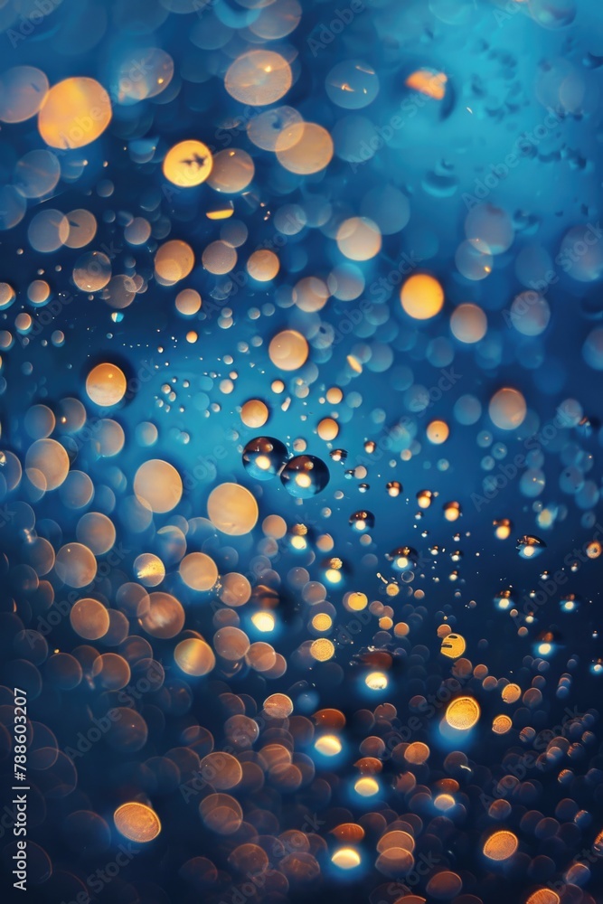 Aufkleber A bunch of bubbles floating in the air. Perfect for adding a whimsical touch to your designs