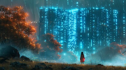 Embark on a visual journey through the digital wilderness, where pixels reveal the resilience of AI sentinels guarding against cyber intruders with unwavering resolve.