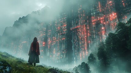 Embark on a visual journey through the digital wilderness, where pixels reveal the resilience of AI sentinels guarding against cyber intruders with unwavering resolve.