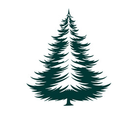 Obraz premium christmas tree set