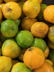 Lemons, limes, grapefruit various citrus fruits
