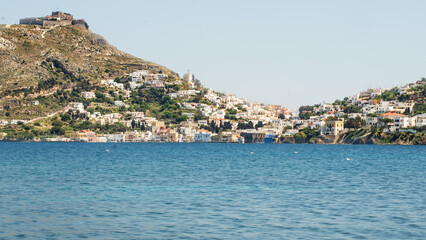 Village grec d'Aghia Marina à Leros Grèce