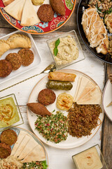Arabic Cuisine: Middle Eastern traditional lunch. It's also Ramadan 