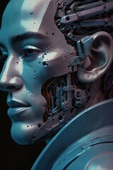 Hybrid Horizon: The Ethereal Fusion of Cyborg Humans and Artificial Intelligence