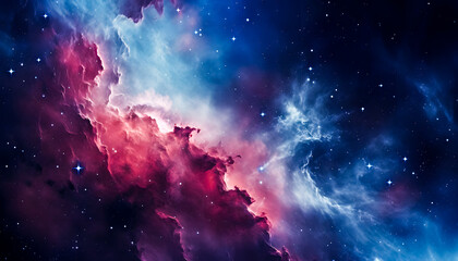 The nebula background in outer space is scattered with stars which looks very amazing. galaxy star universe background - obrazy, fototapety, plakaty